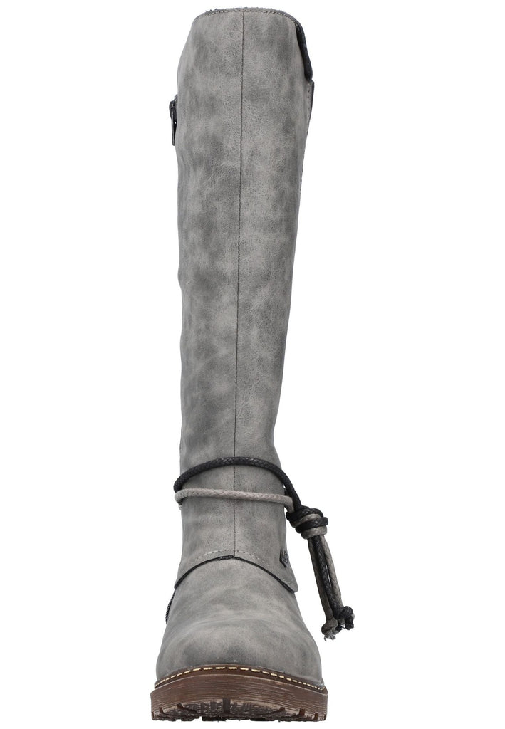 Rieker Stiefel Lederimitat Smoke Warmfutter