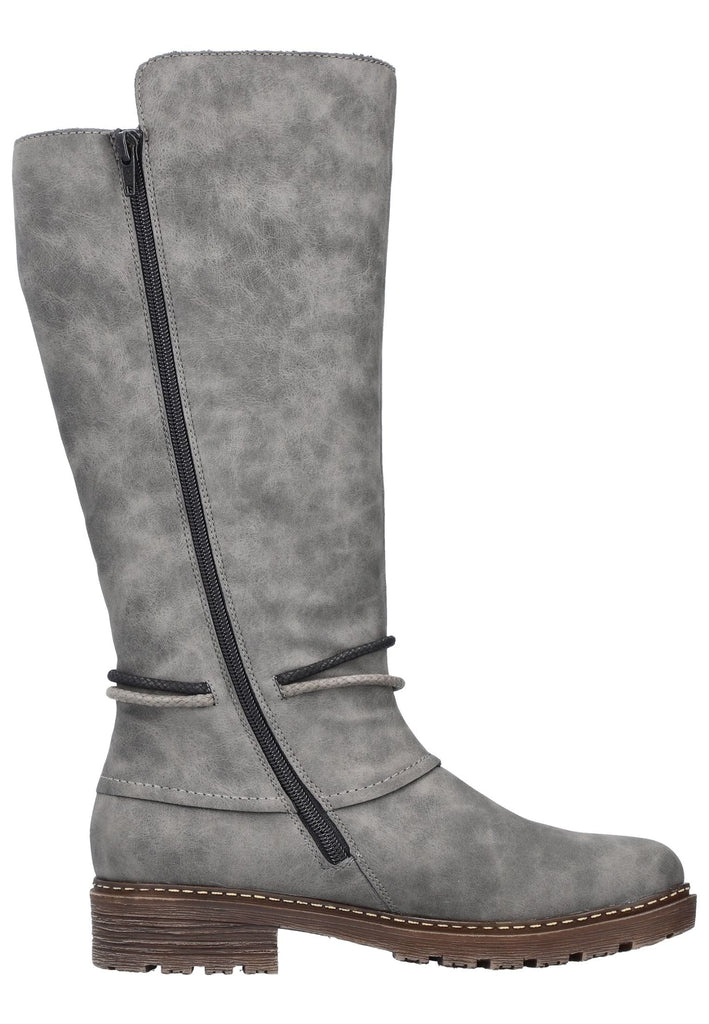 Rieker Stiefel Lederimitat Smoke Warmfutter