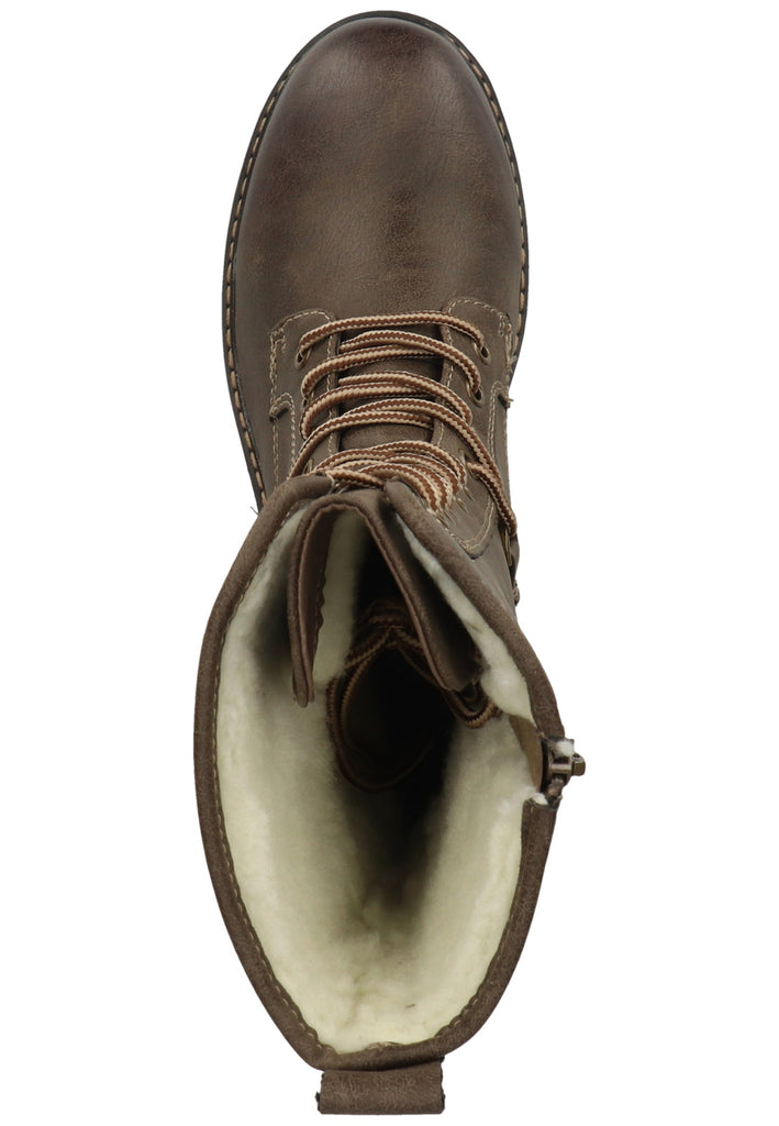 Rieker Stiefel Lederimitat/Textil Basalt Warmfutter