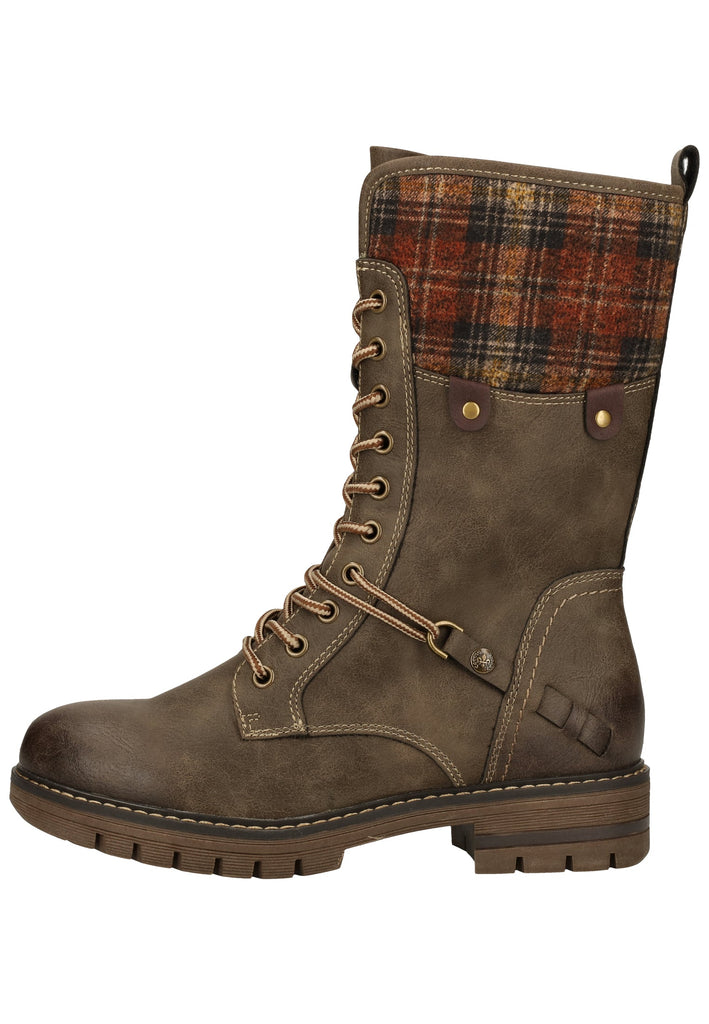 Rieker Stiefel Lederimitat/Textil Basalt Warmfutter