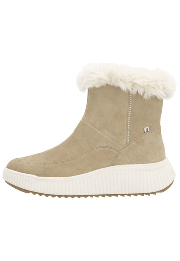Stiefel Rieker Stiefel Veloursleder/Textil Braun Warmfutter