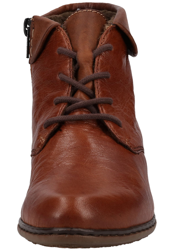 Rieker Stiefelette Glattleder Braun