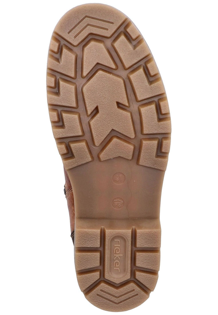 Rieker Stiefelette Glattleder Cognac Warmfutter