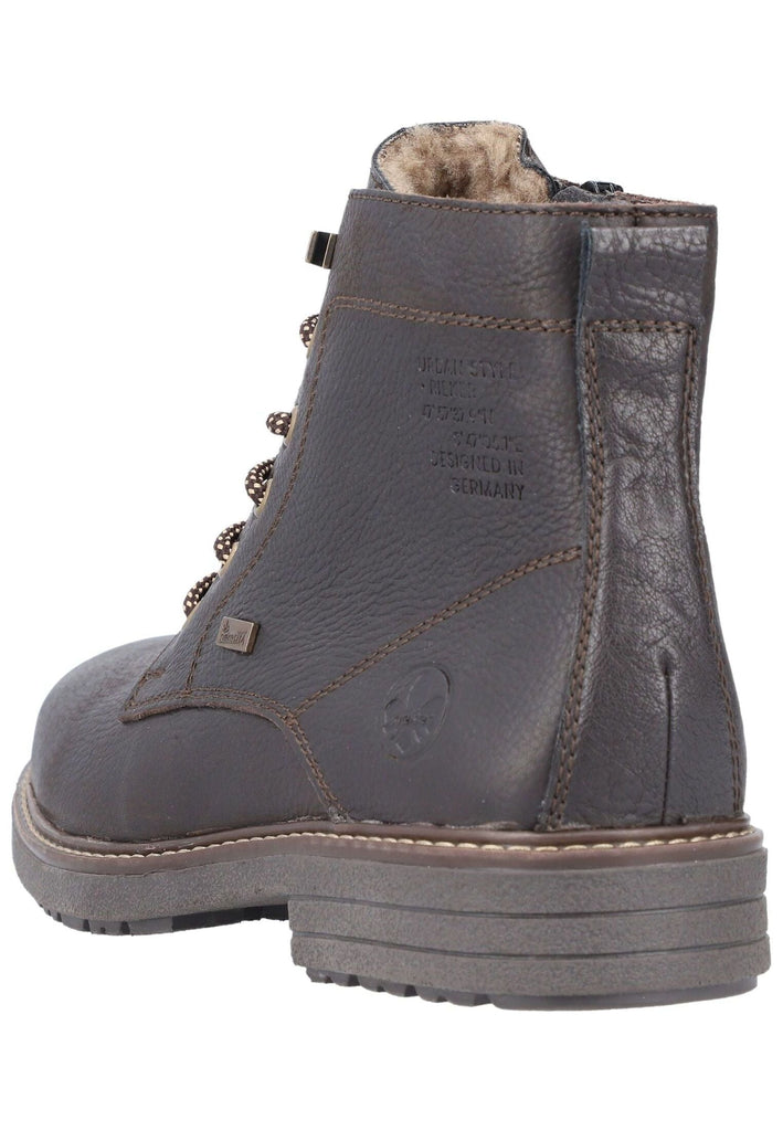 Rieker Stiefelette Glattleder Kastanie Warmfutter