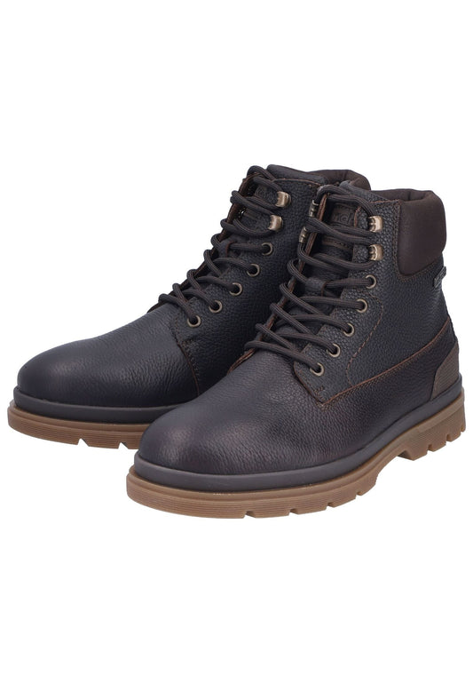 Rieker Stiefelette Glattleder Kastanie Warmfutter