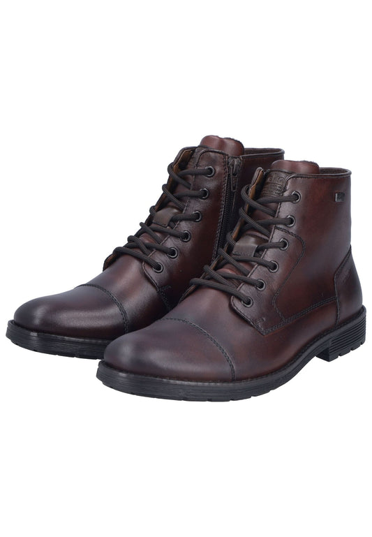 Rieker Stiefelette Glattleder Toffee Warmfutter