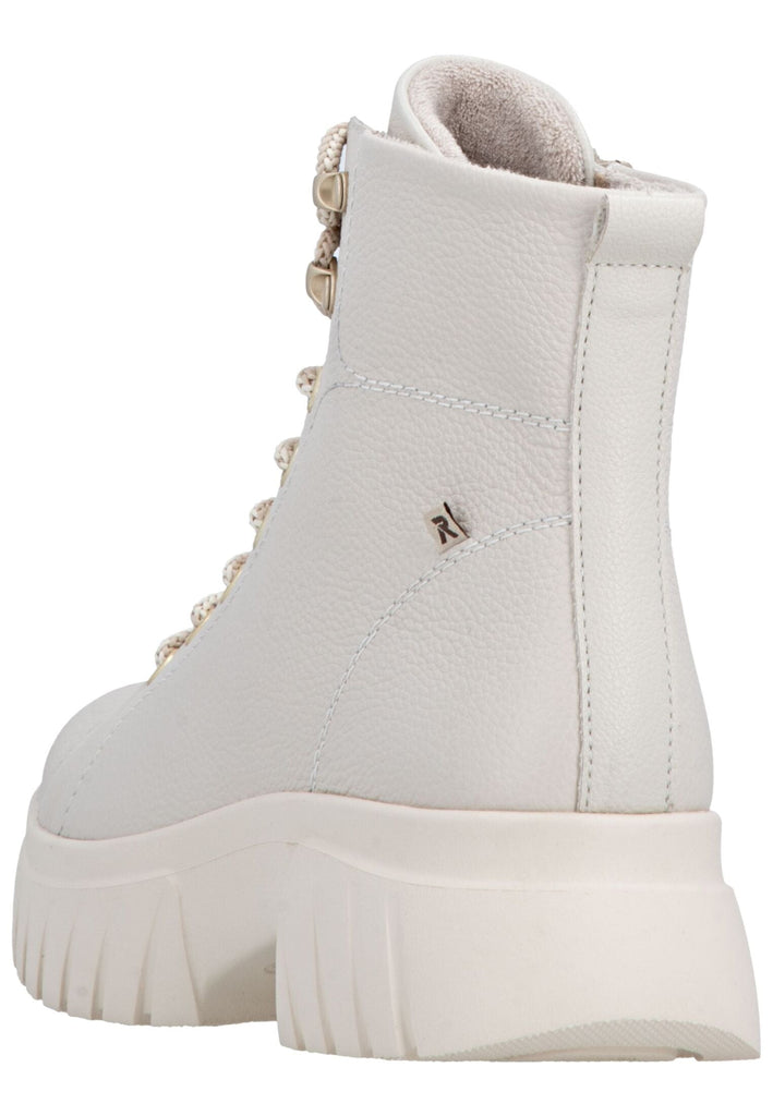 Rieker Stiefelette Glattleder Weiß