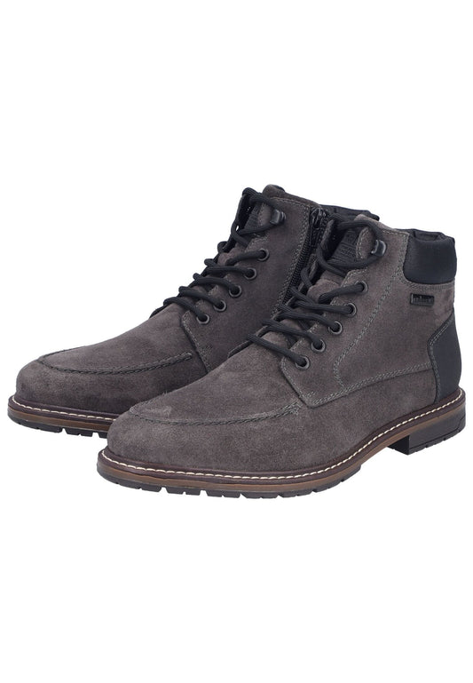 Rieker Stiefelette Leder asphalt Warmfutter