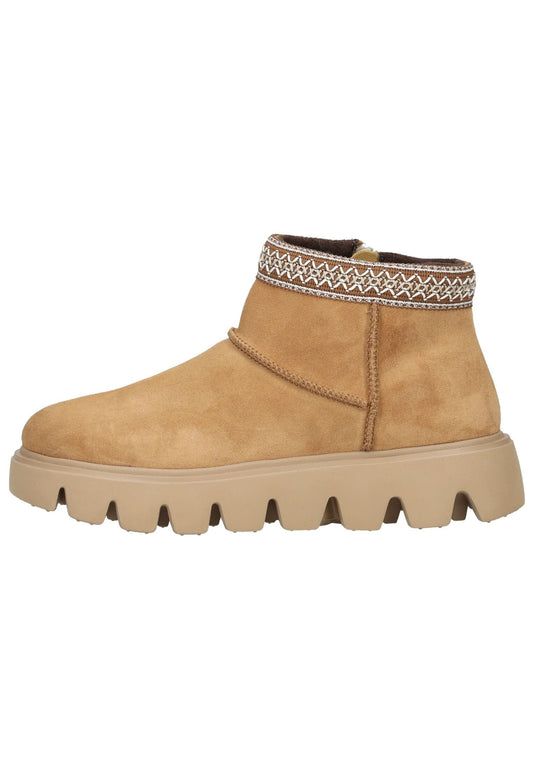 Rieker Stiefelette Leder Beige Warmfutter