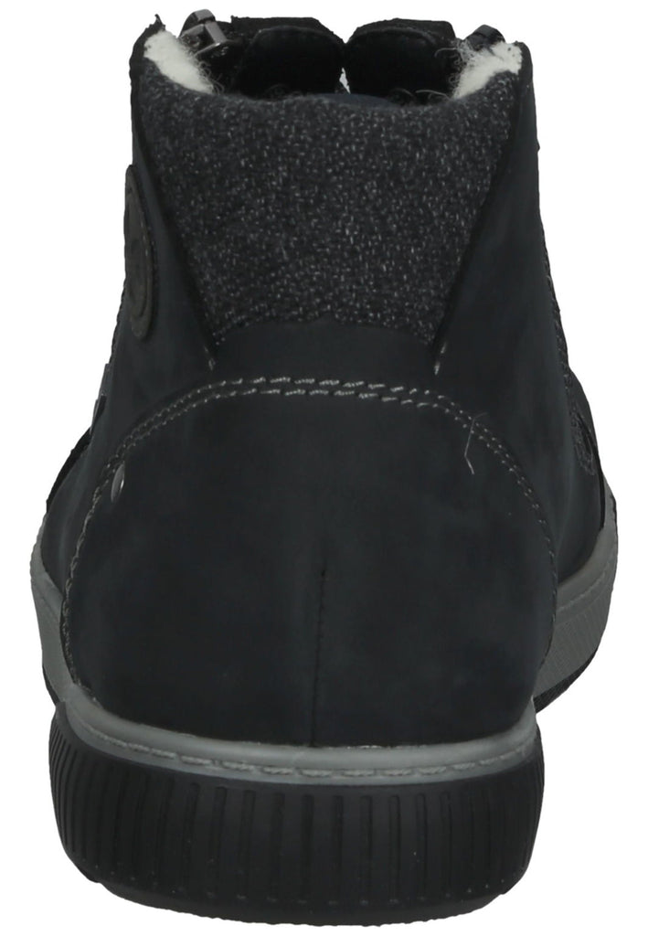 Rieker Stiefelette Leder Blau/Grau Warmfutter