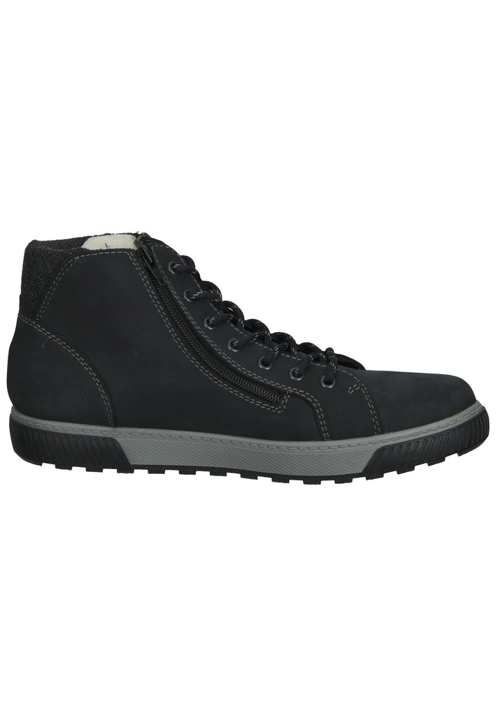 Rieker Stiefelette Leder Blau/Grau Warmfutter