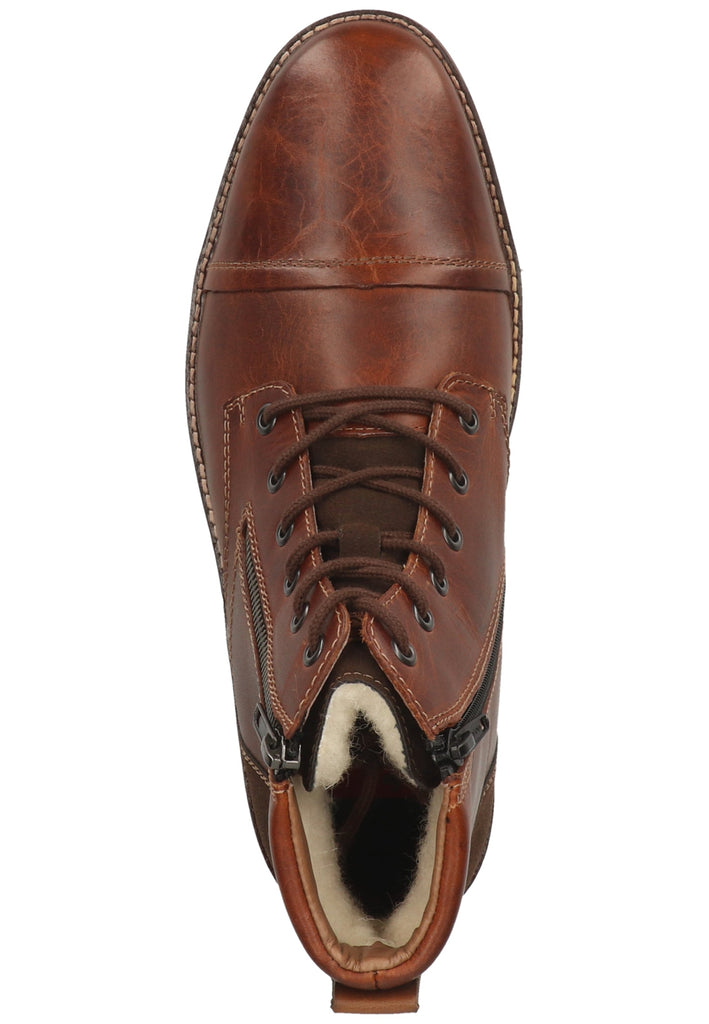 Rieker Stiefelette Leder Braun Warmfutter