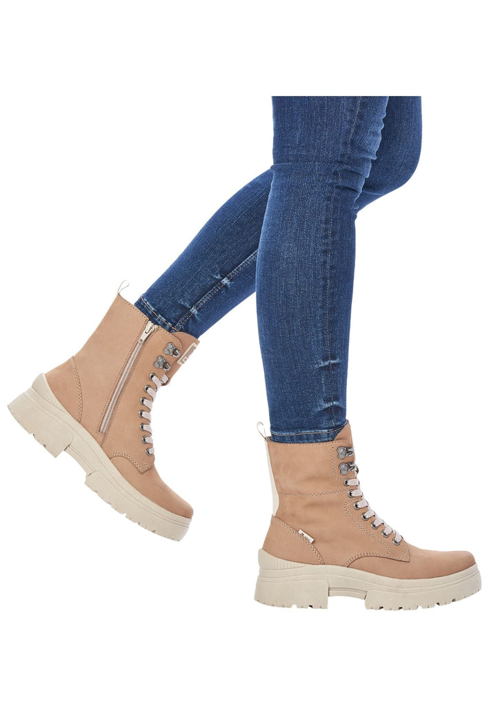 Rieker Stiefelette Leder Camel