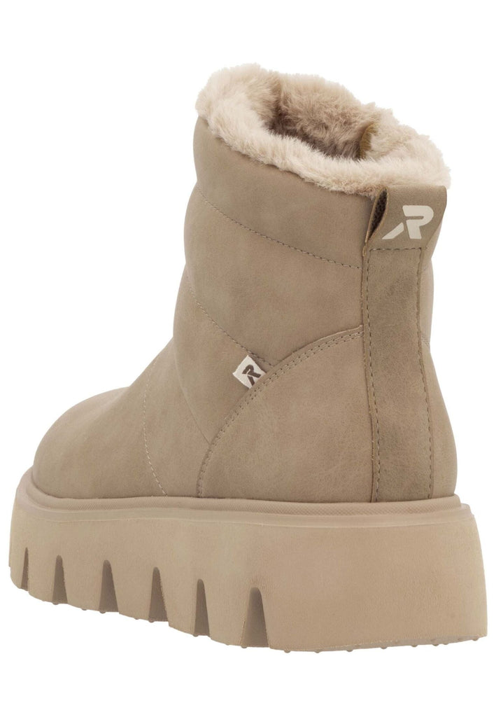 Rieker Stiefelette Leder Camel Warmfutter