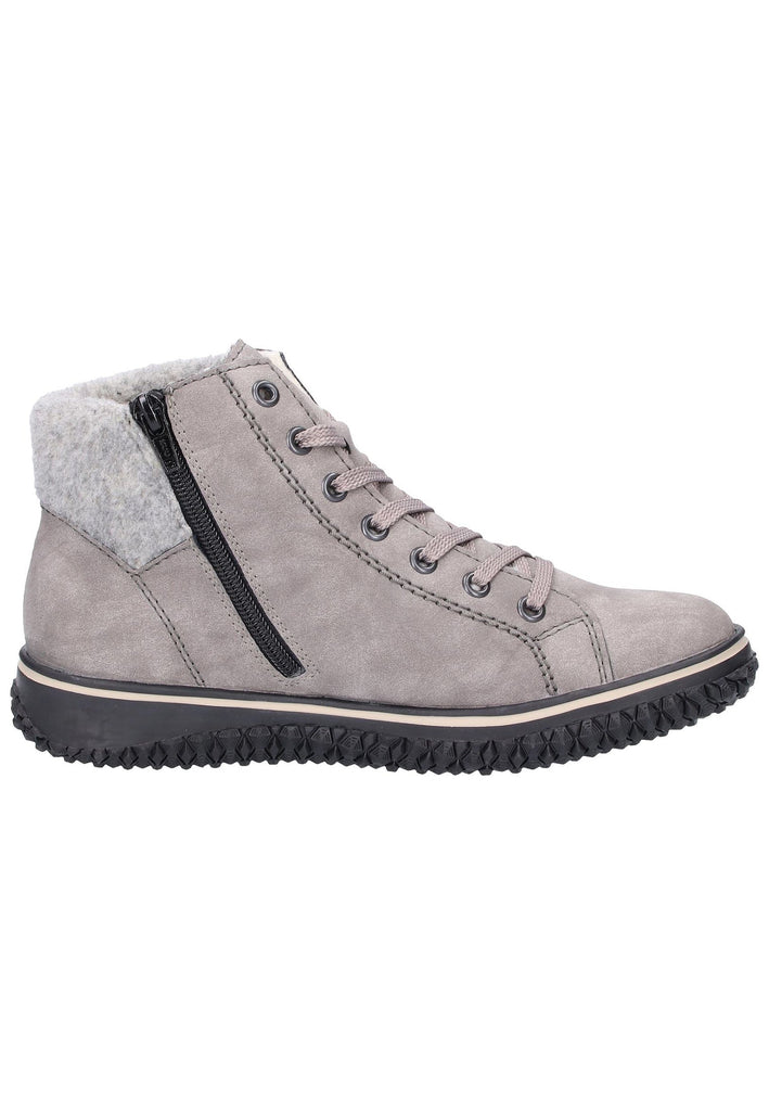 Rieker Stiefelette Leder Grau