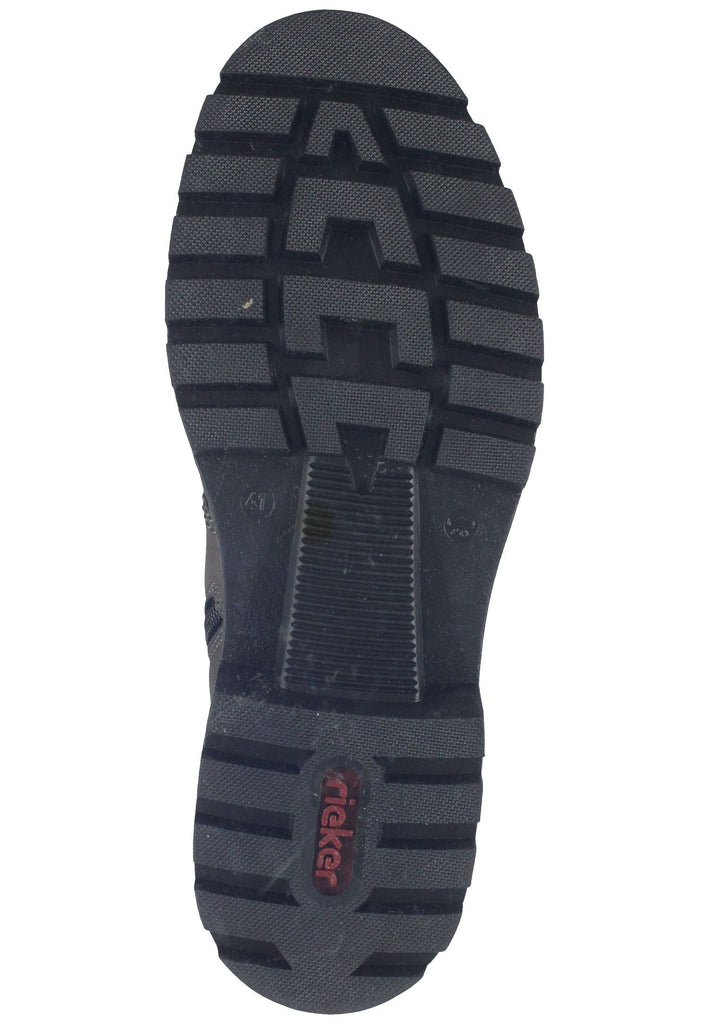 Rieker Stiefelette Leder Grau Warmfutter
