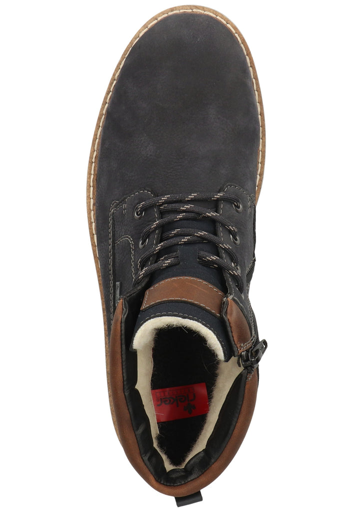 Rieker Stiefelette Leder Navy Warmfutter