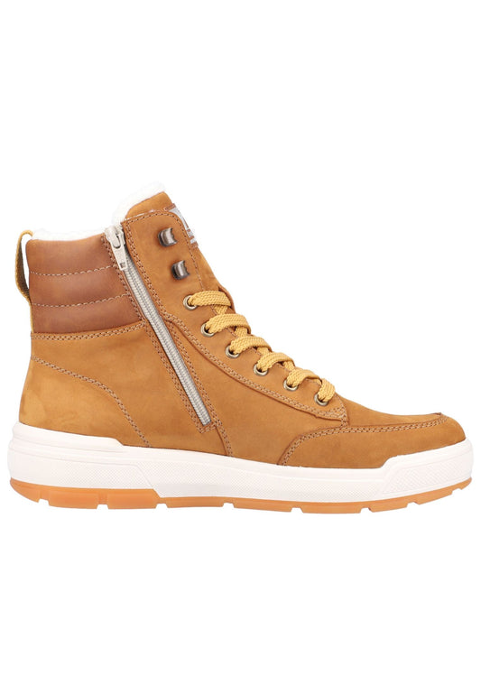 Rieker Stiefelette Leder Nussbraun Warmfutter