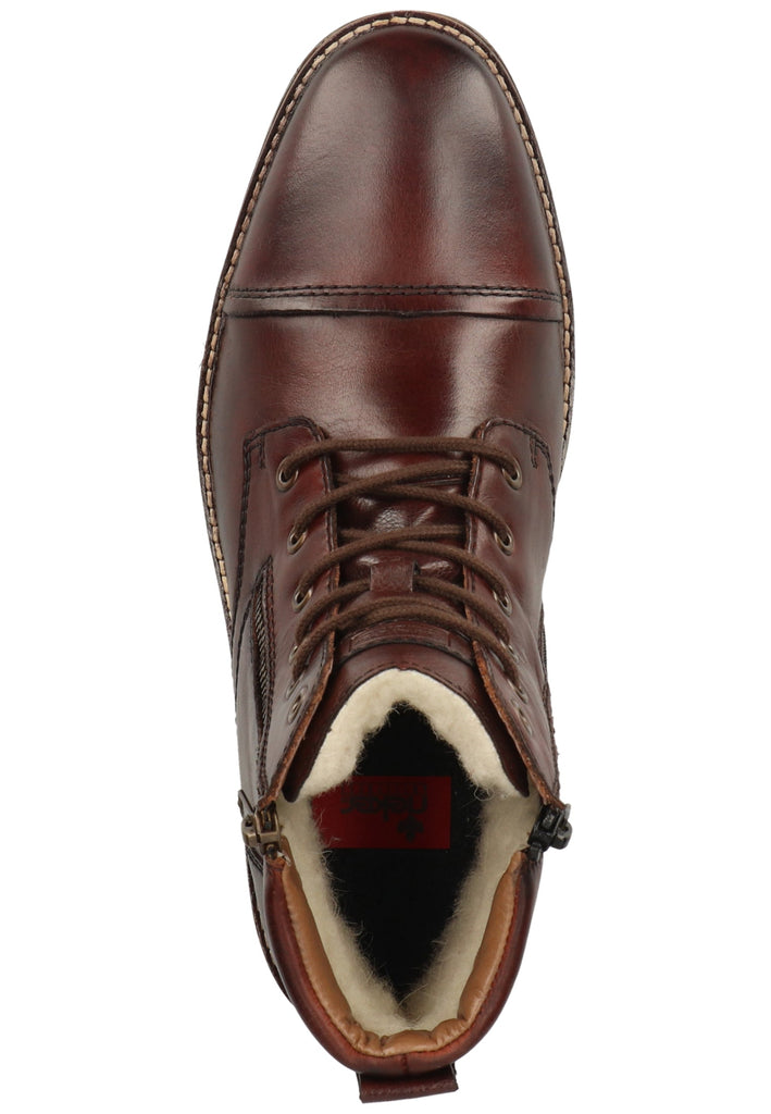 Rieker Stiefelette Leder Rotbraun Warmfutter