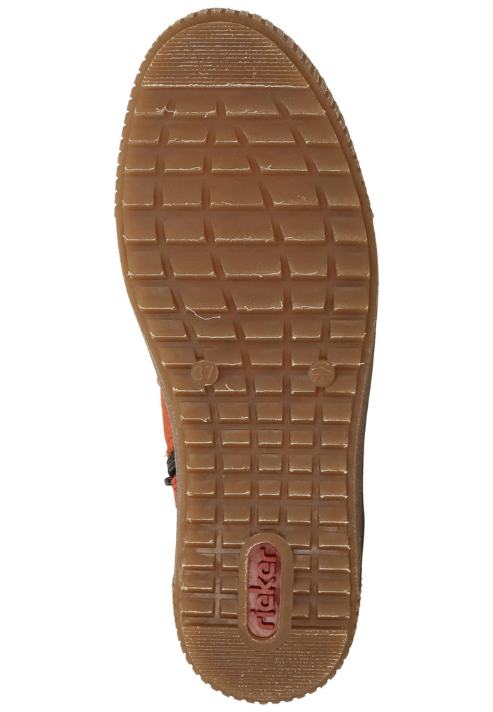 Rieker Stiefelette Leder Rotbraun Warmfutter