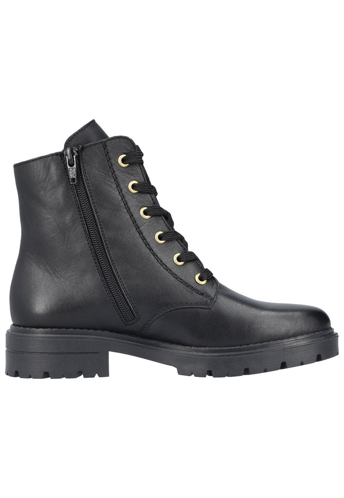 Rieker Stiefelette Leder Schwarz