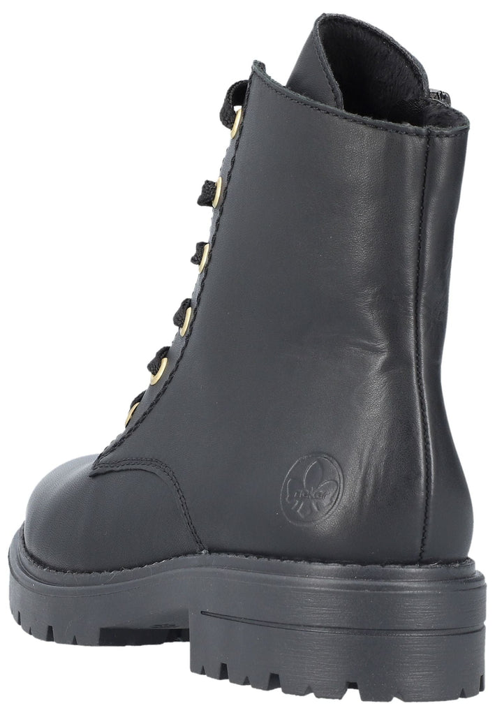 Rieker Stiefelette Leder Schwarz