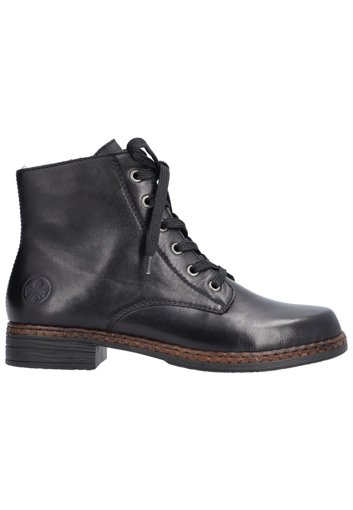 Rieker Stiefelette Leder Schwarz