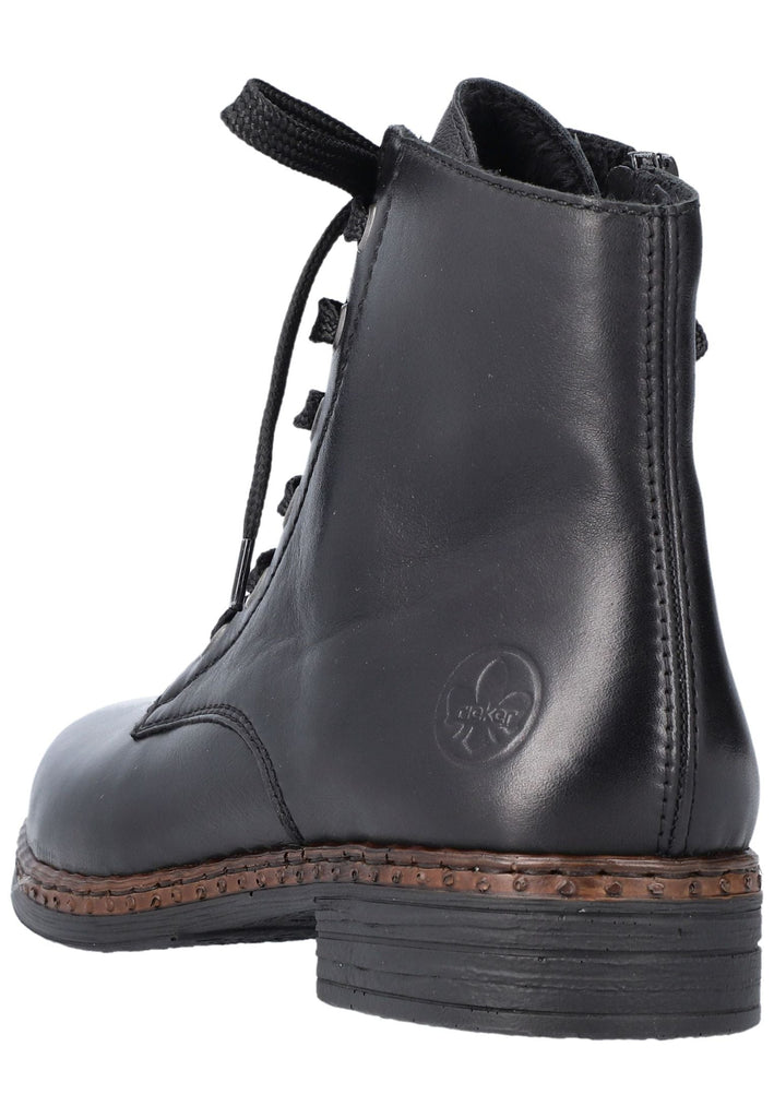 Rieker Stiefelette Leder Schwarz