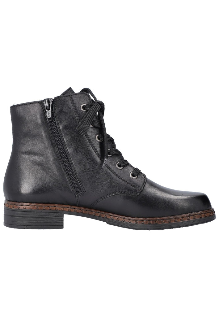 Rieker Stiefelette Leder Schwarz
