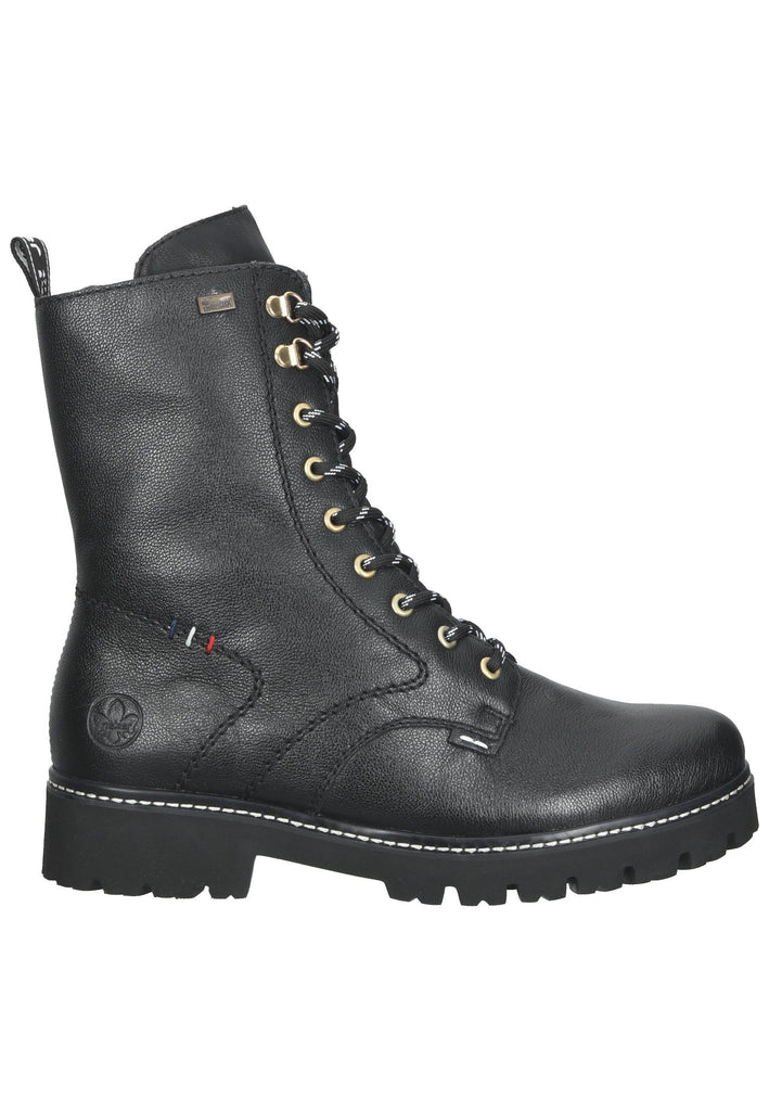 Rieker Stiefelette Leder Schwarz