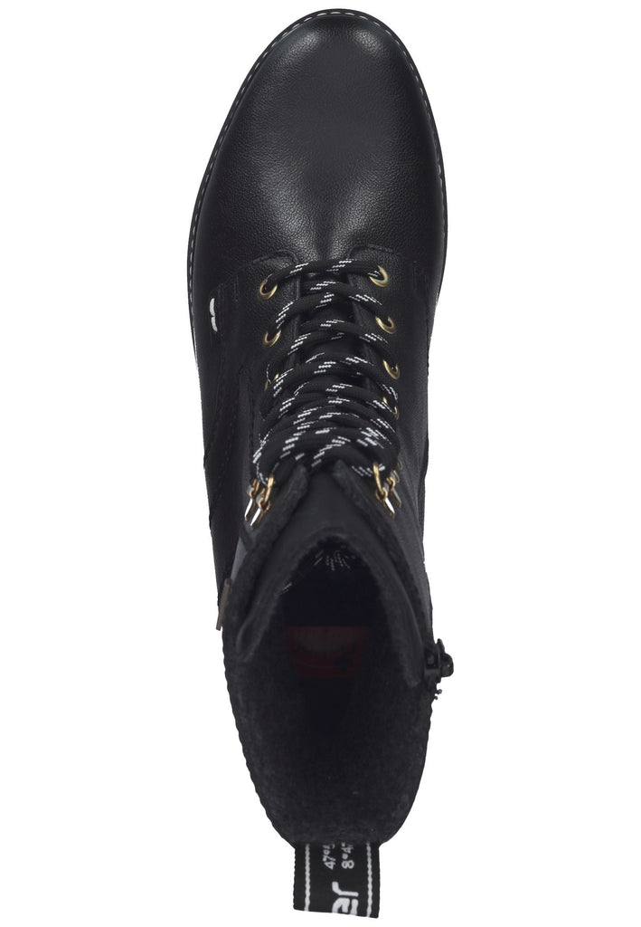 Rieker Stiefelette Leder Schwarz