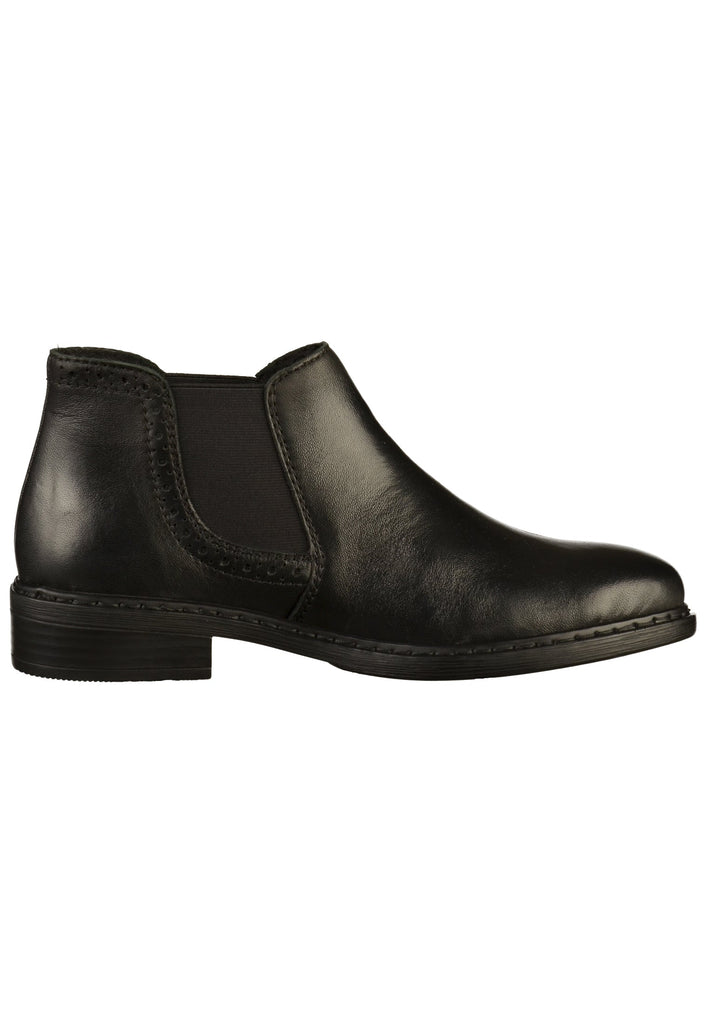Rieker Stiefelette Leder Schwarz