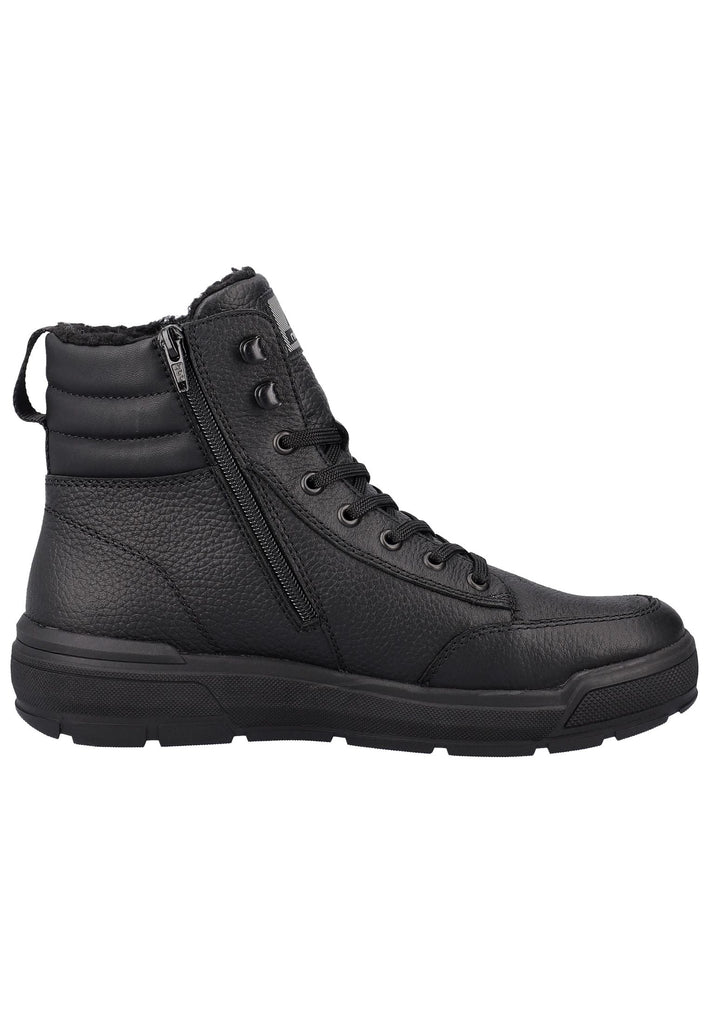 Rieker Stiefelette Leder Schwarz/Schwarz