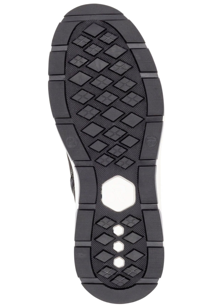 Rieker Stiefelette Leder Schwarz Warmfutter