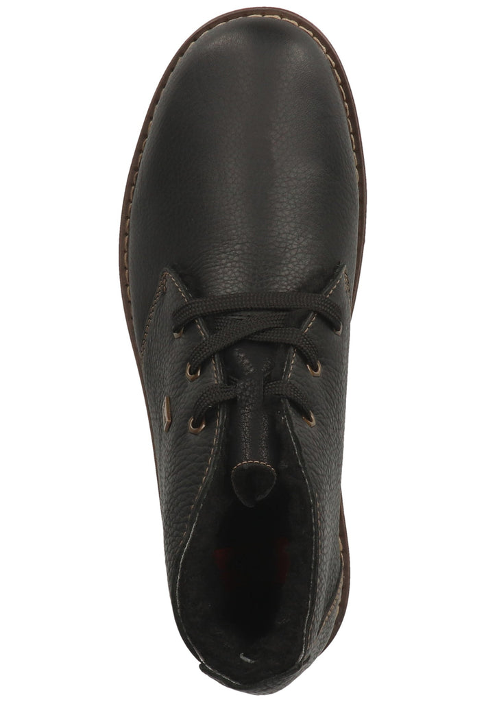 Rieker Stiefelette Leder Schwarz Warmfutter