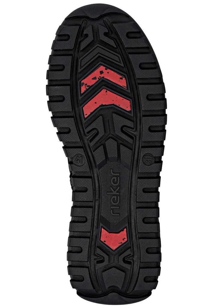 Rieker Stiefelette Leder Schwarz Warmfutter