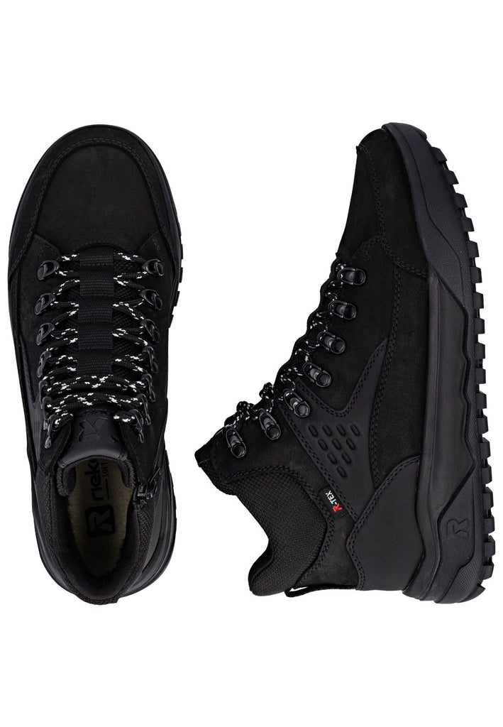 Rieker Stiefelette Leder Schwarz Warmfutter
