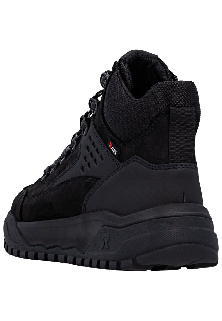 Rieker Stiefelette Leder Schwarz Warmfutter