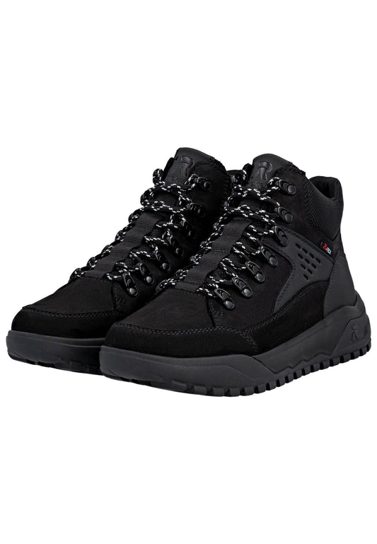Rieker Stiefelette Leder Schwarz Warmfutter