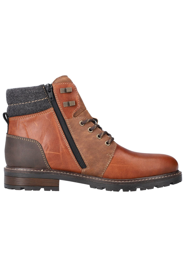 Rieker Stiefelette Leder/Synthetik Braun