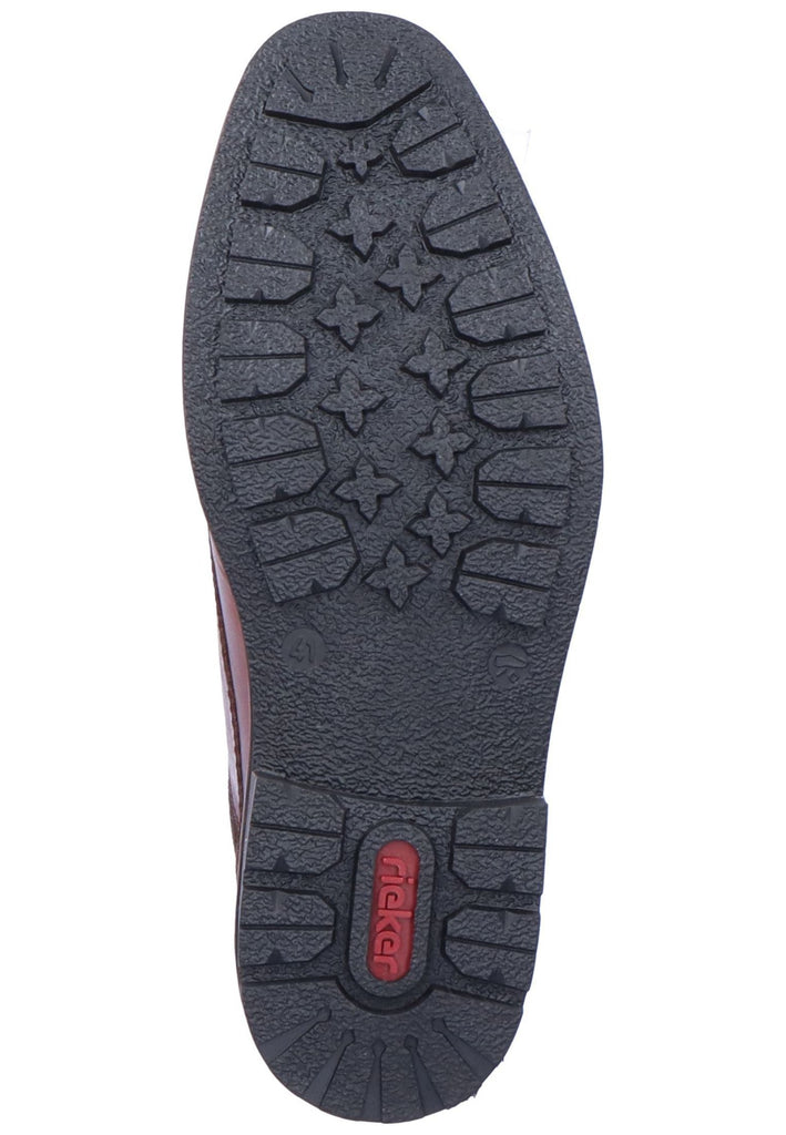 Rieker Stiefelette Leder/Synthetik Dunkelbraun