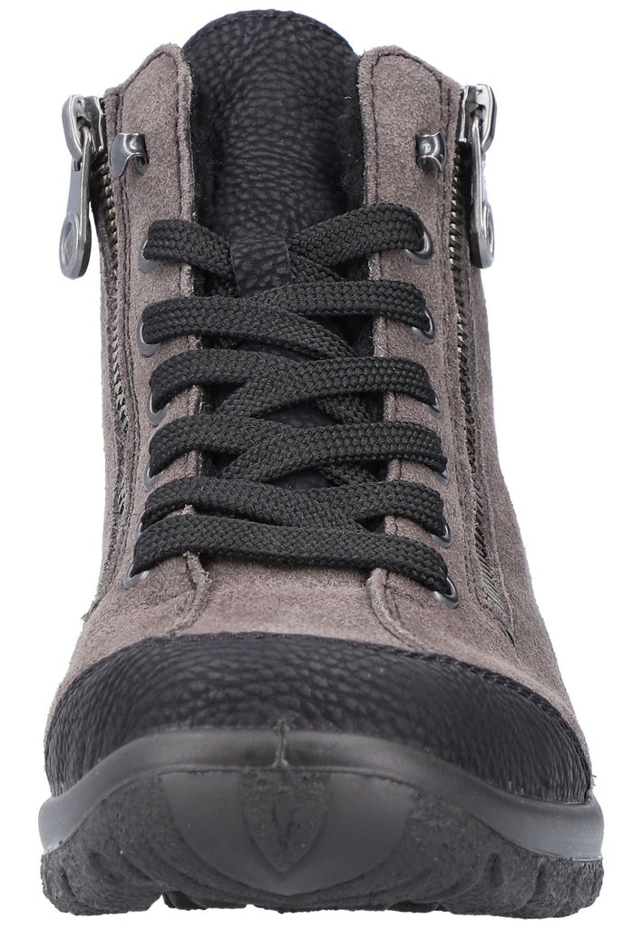 Rieker Stiefelette Leder/Synthetik Dunkelgrau