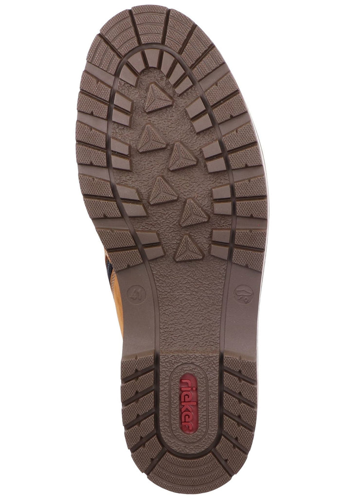 Rieker Stiefelette Leder/Synthetik Hellbraun