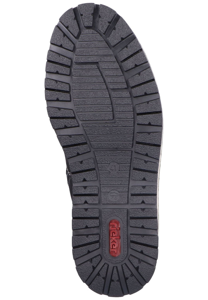 Rieker Stiefelette Leder/Synthetik Schwarz