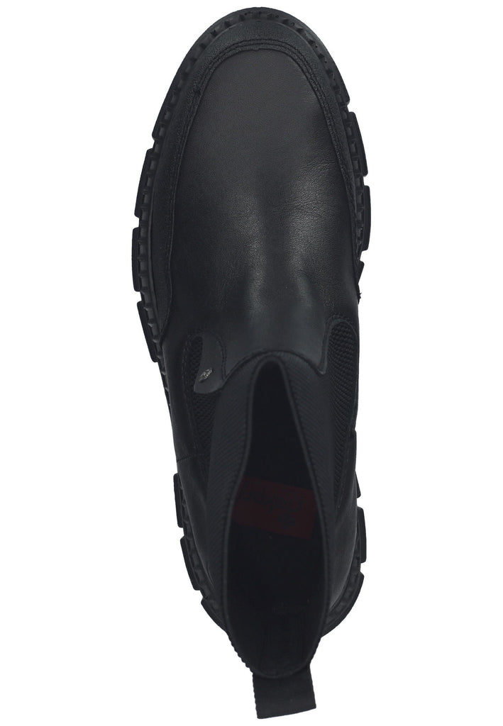 Rieker Stiefelette Leder/Synthetik Schwarz