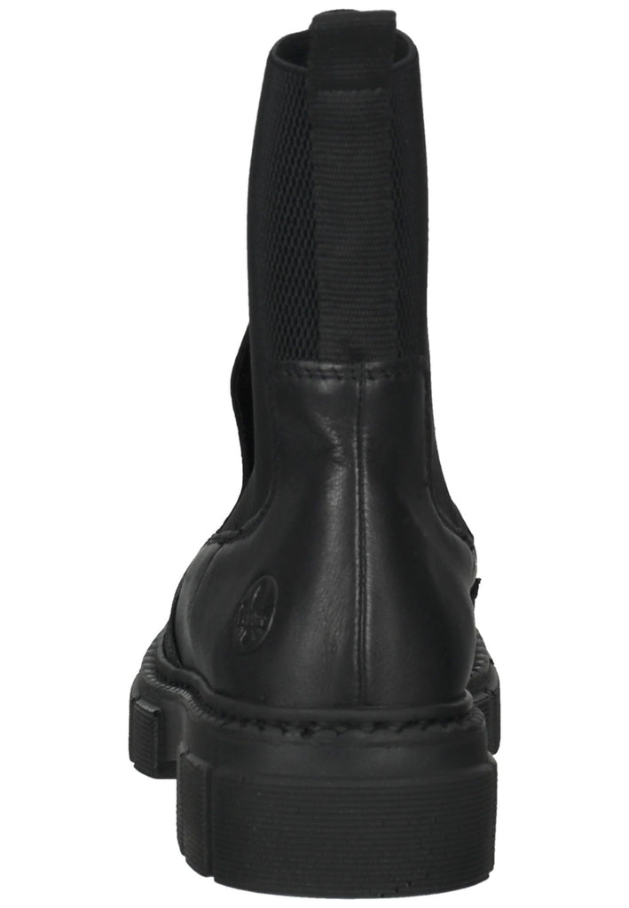 Rieker Stiefelette Leder/Synthetik Schwarz