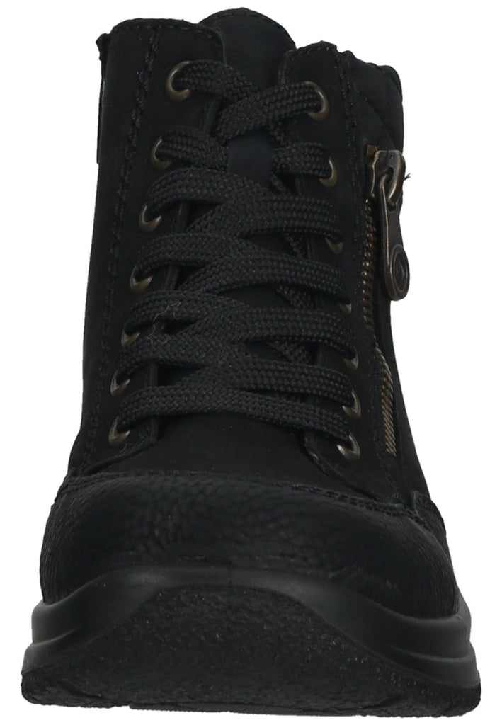 Rieker Stiefelette Leder/Synthetik Schwarz Warmfutter