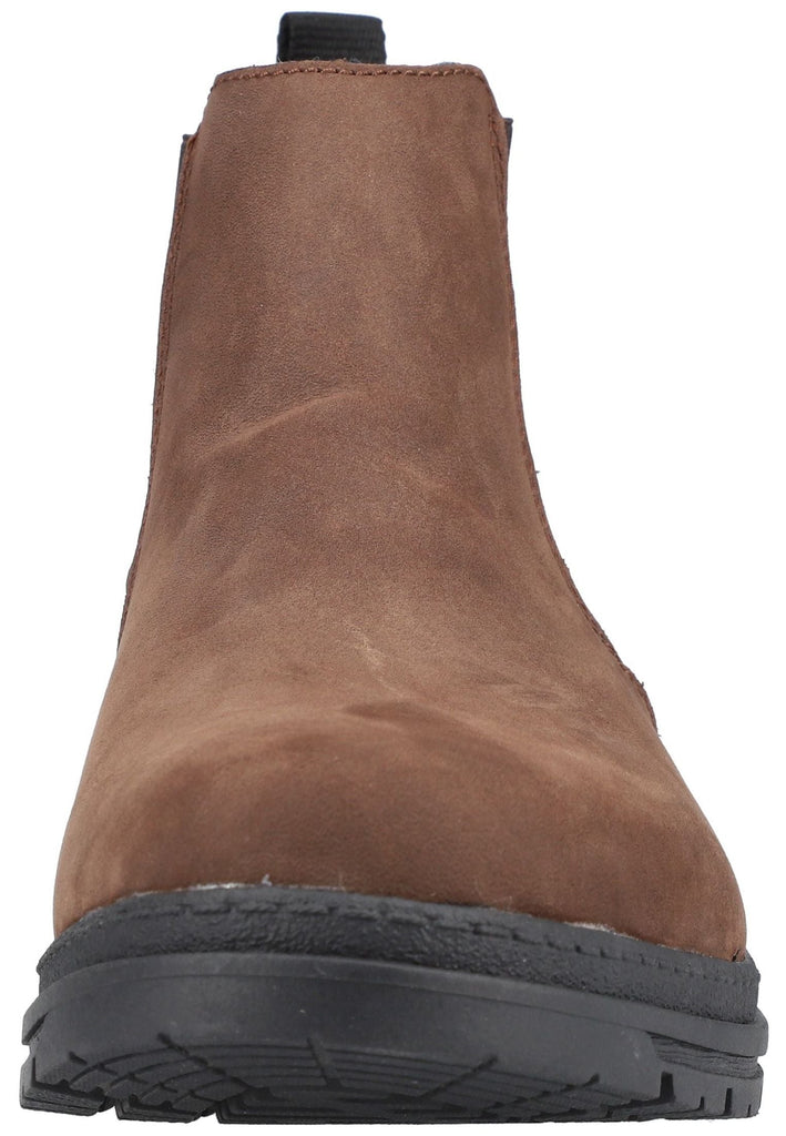 Rieker Stiefelette Leder/Textil Braun/Schwarz