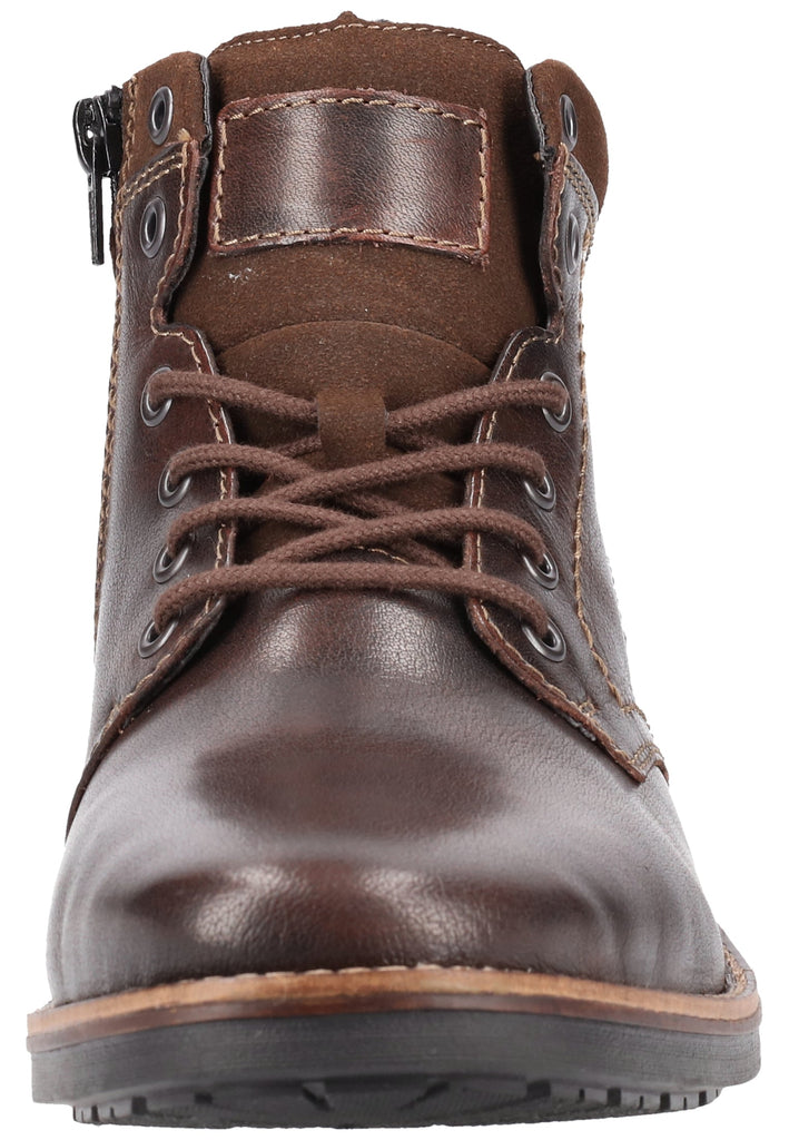 Rieker Stiefelette Leder/Textil Braun Warmfutter