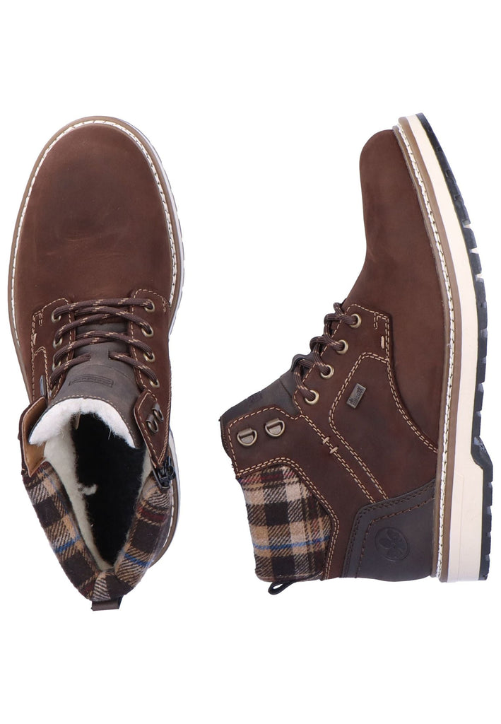 Rieker Stiefelette Leder/Textil Cigar